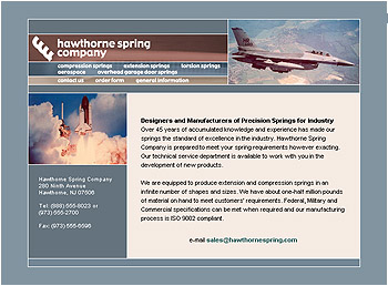 Visit prototype of home page