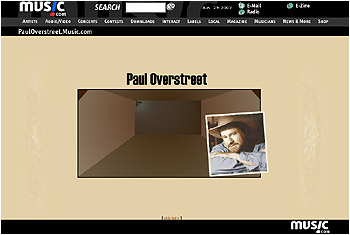 Visit actual site for Paul Overstreet