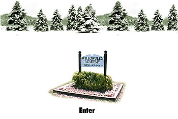 Visit home page representation circa 1998 that links to current home page